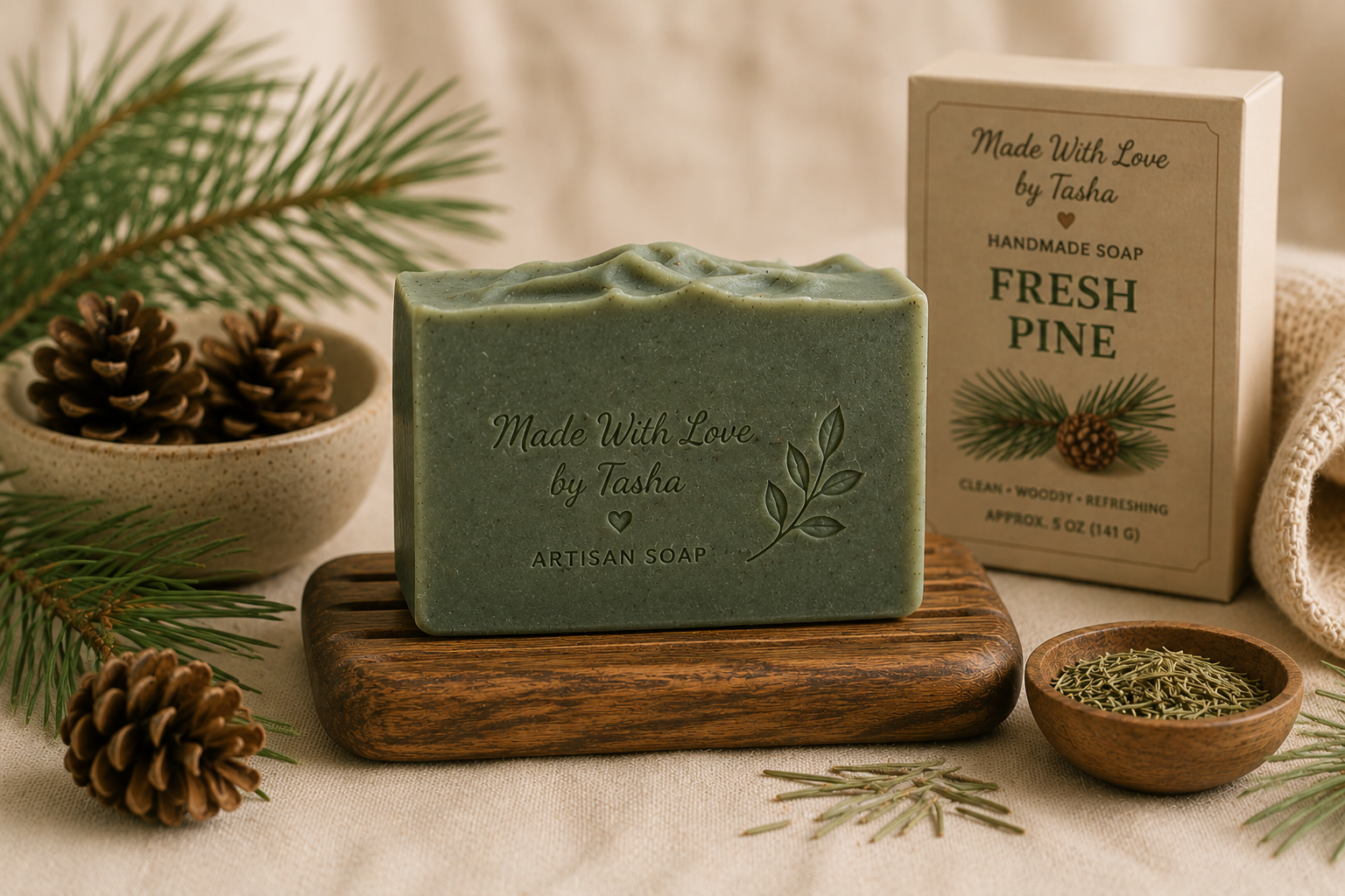 Bosque Boricua – Fresh Pine Artisan Soap