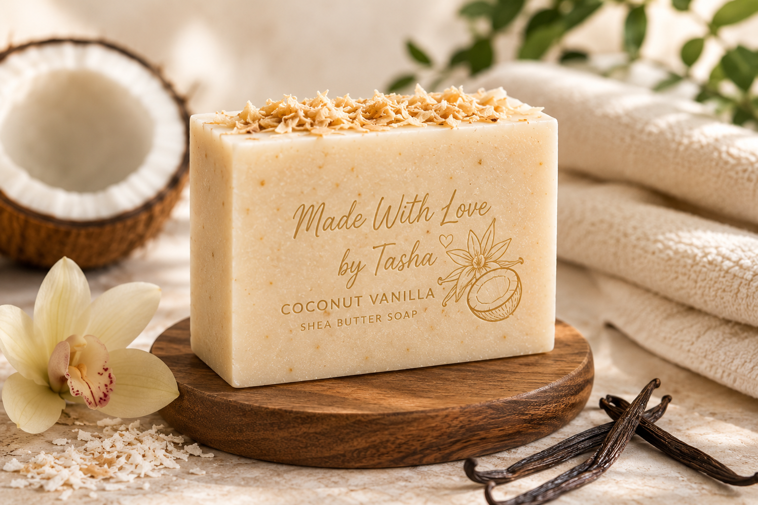 Hope - Coconut Vanilla Shea Butter Soap